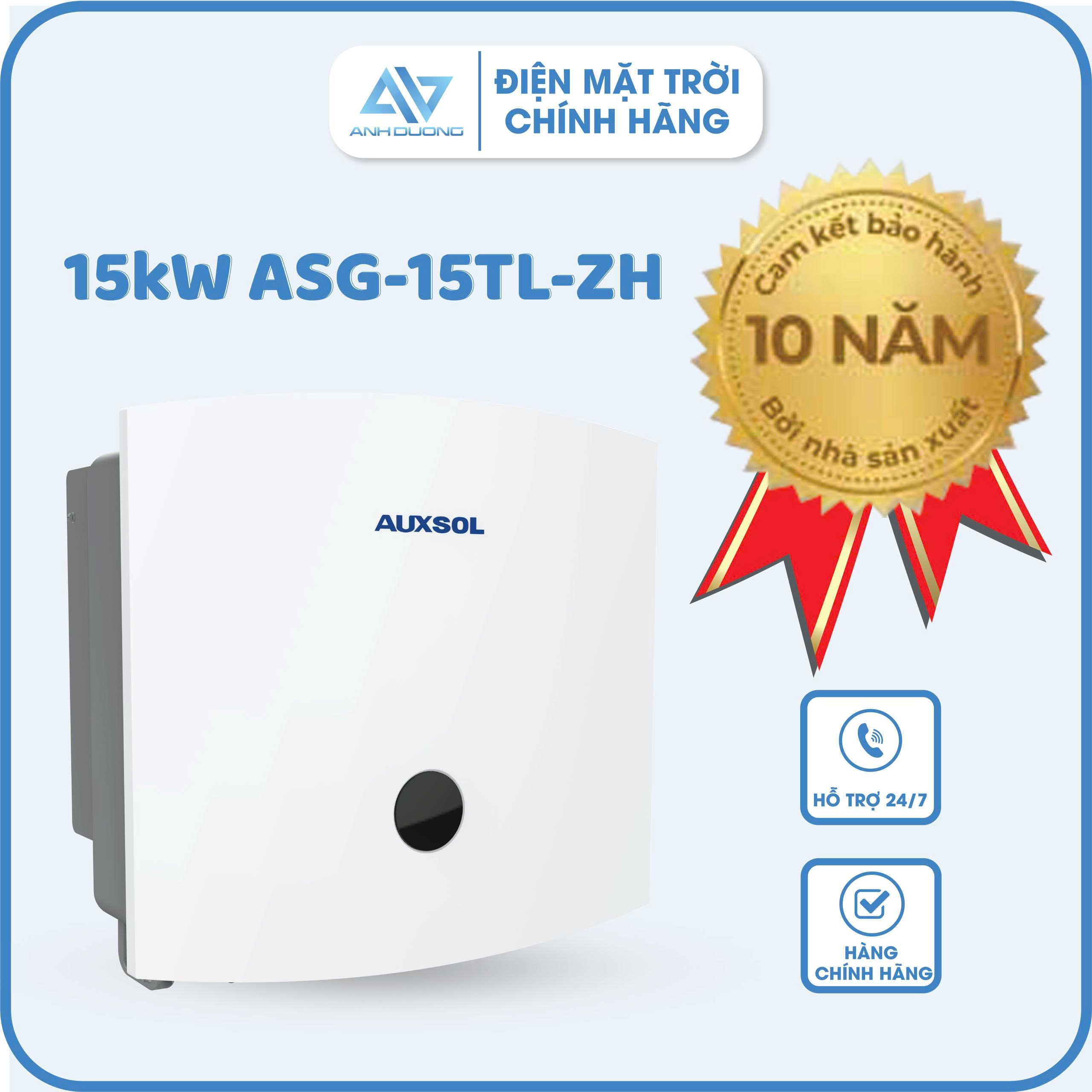 Inverter Hybrid Auxsol 15kW ASG-15TL-ZH - Inverter 15KW