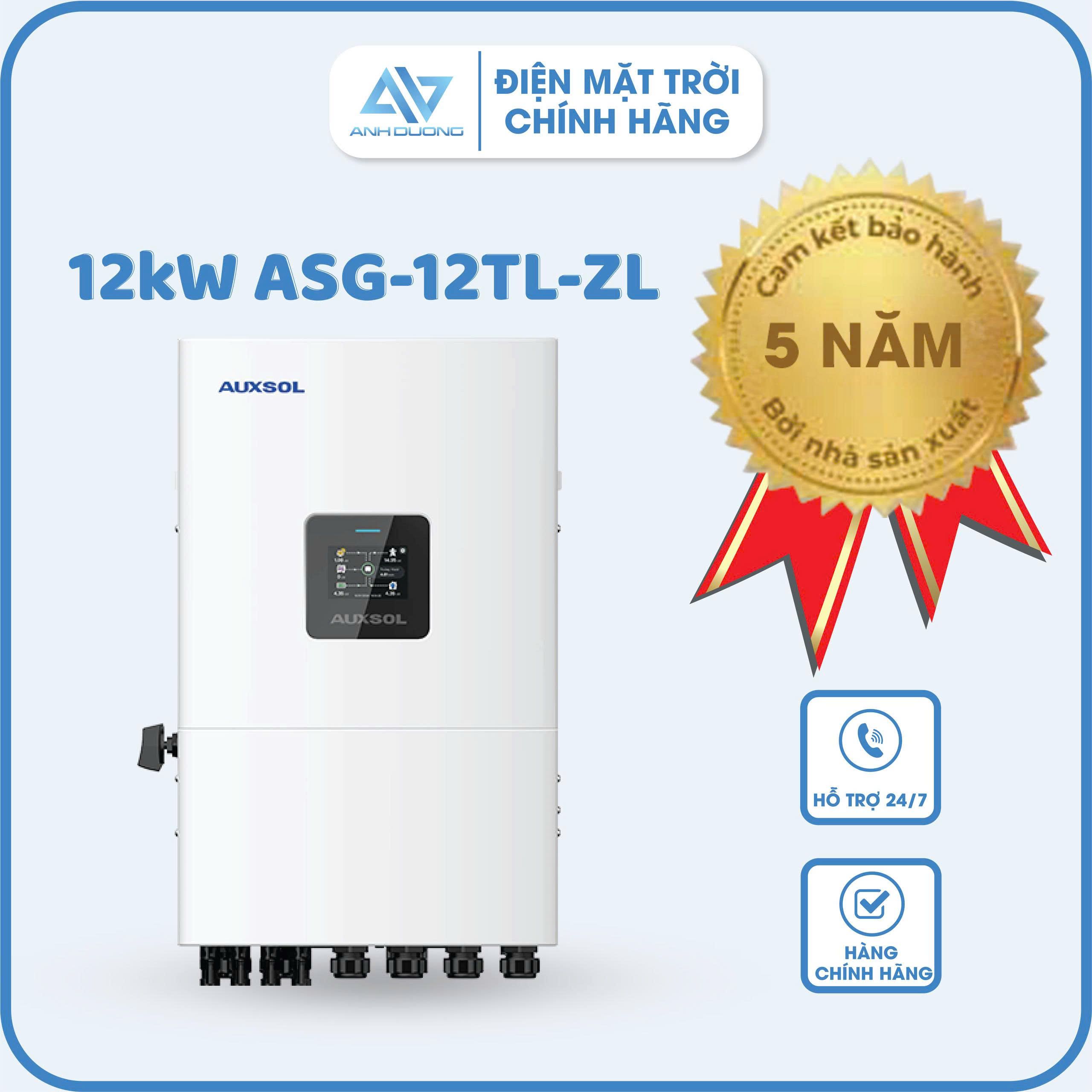Inverter Hybrid Auxsol 12kW ASG-12TL-ZL - Inverter 12KW