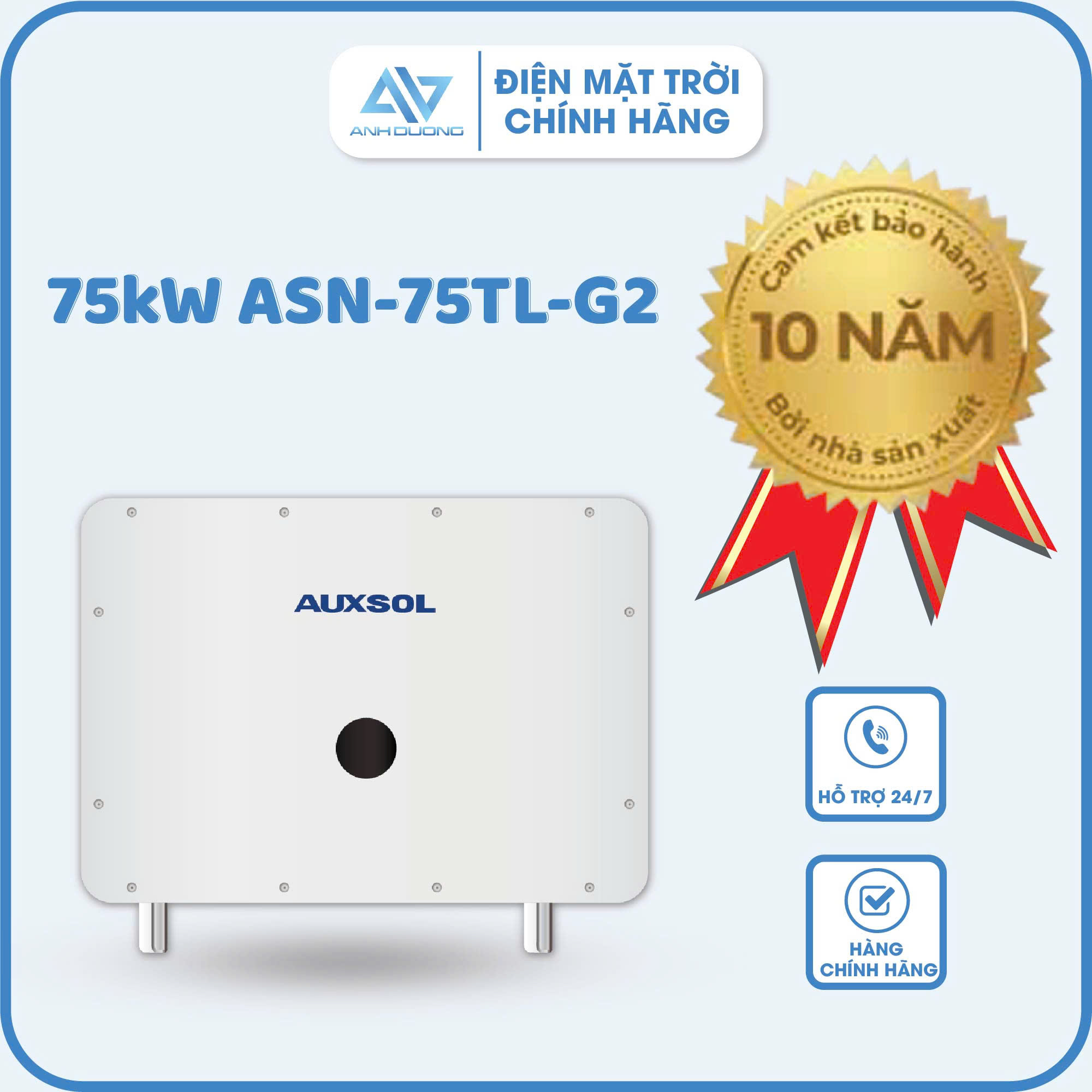 Inverter Auxsol 75kW ASN-75TL-G2 - Inverter 75KW